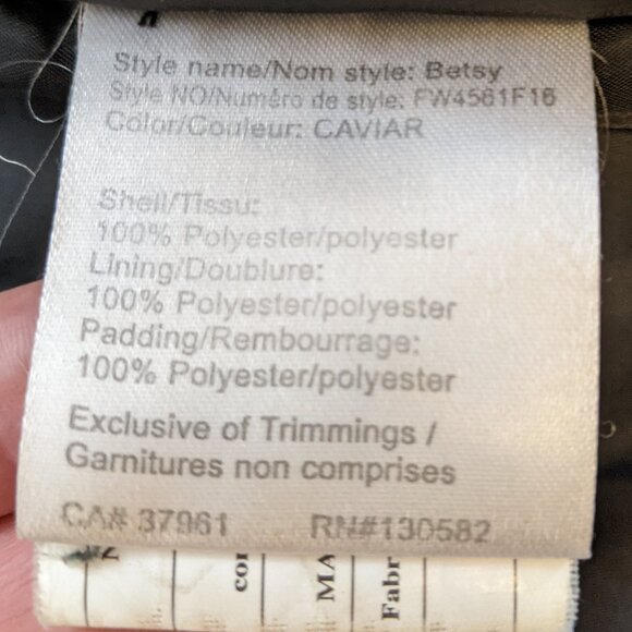 Parka, women's Firefly black size XL - Picture 10 of 10